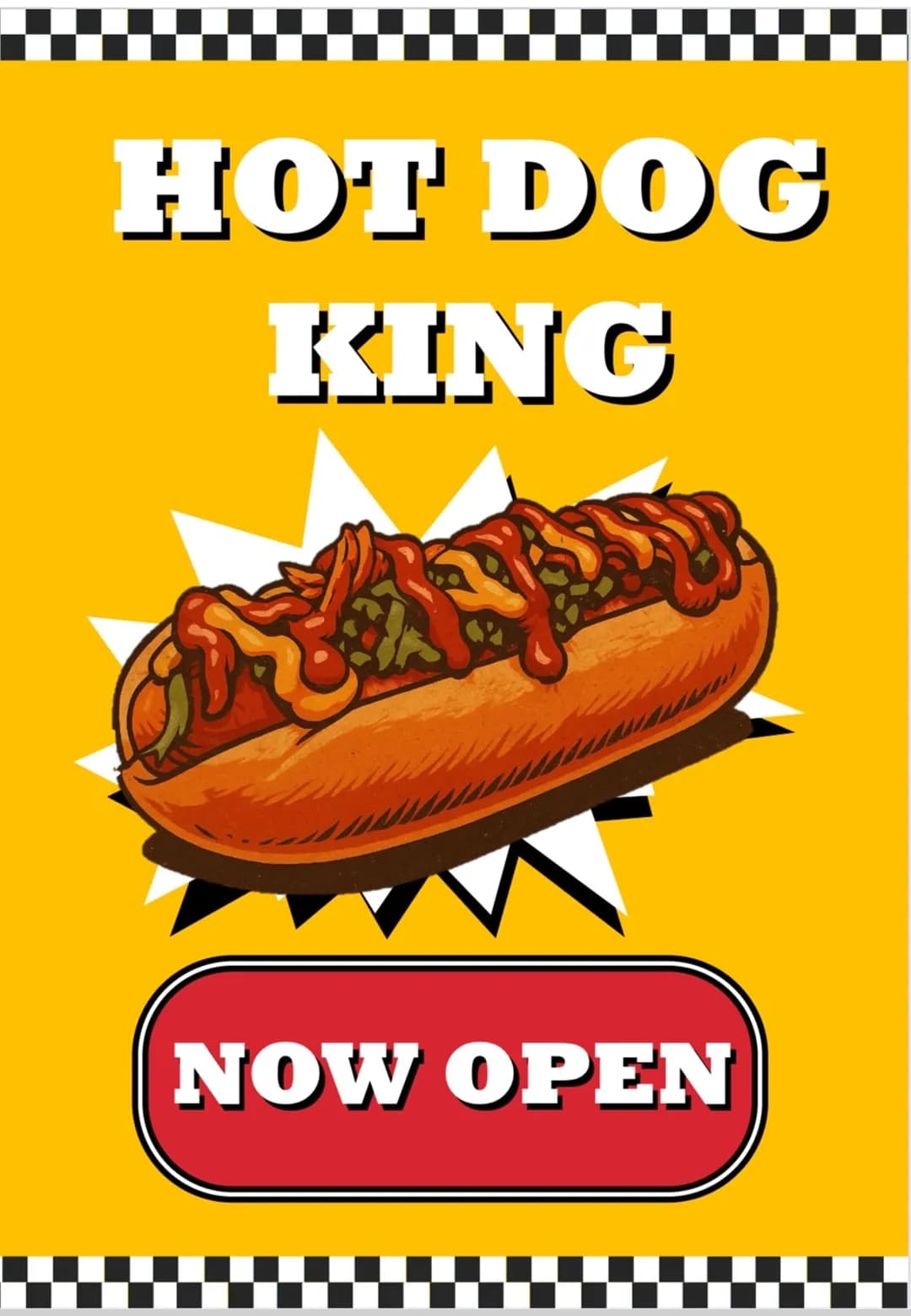 HOTDOG KINGのポスター