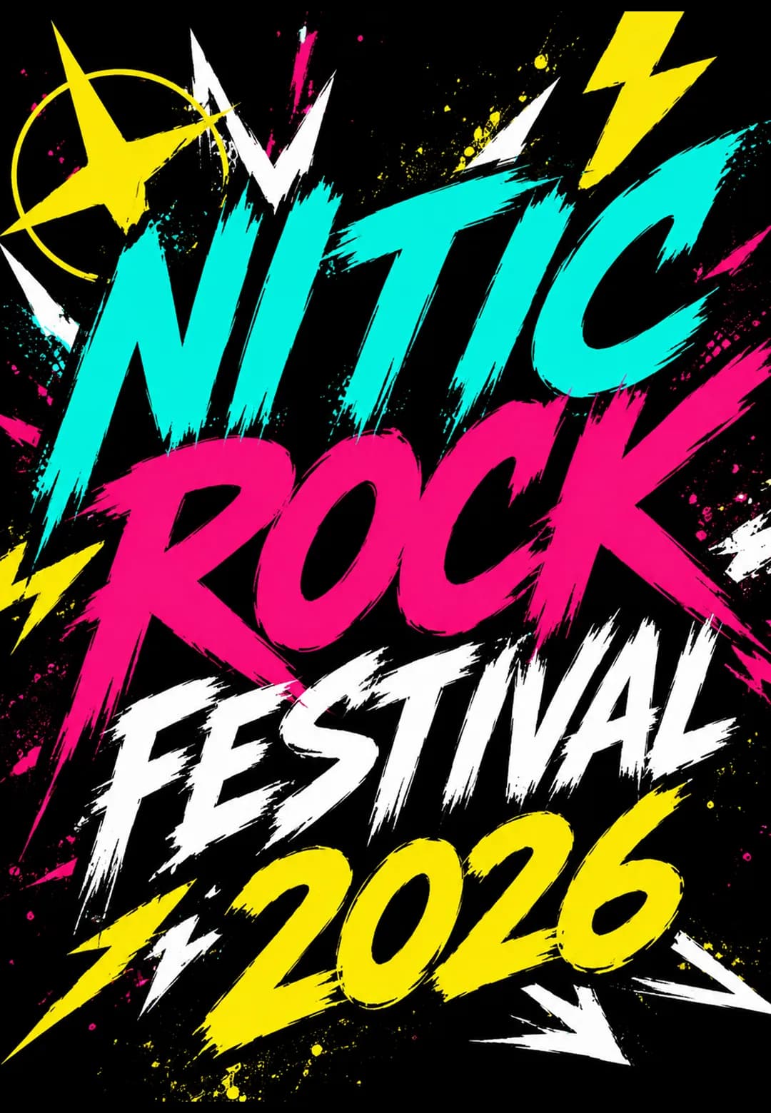ROCK IN NITIC FES 2026 のポスター